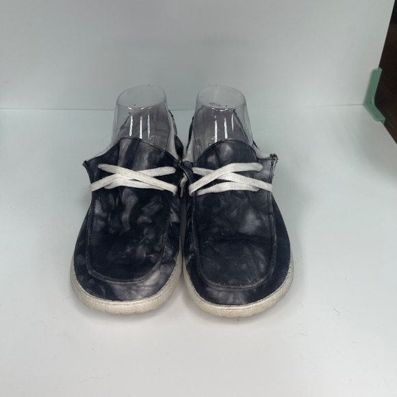 Women’s Gypsy Jazz Shoes Marbled Black & White size 8.5 - Picture 2 of 7